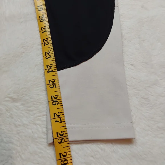 Nordic Track Black White High Rise Athletic Leggings Size L - Picture 7 of 14